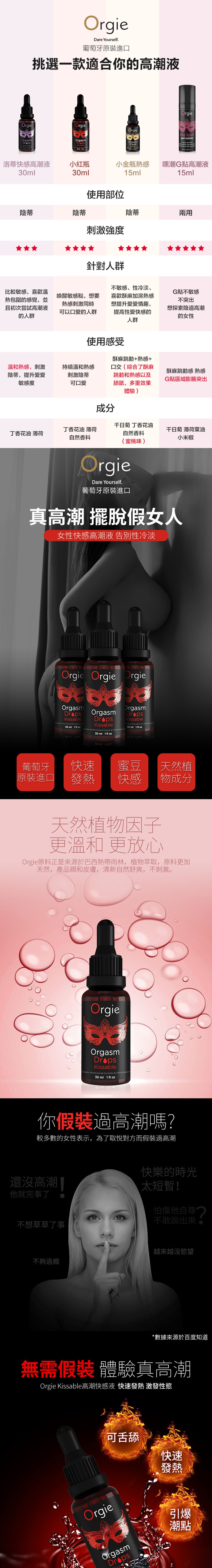 葡萄牙 Orgie Orgasm Drops kissable 二代 升級版 蜜豆 舌舔 高潮 快感液 30ml 單瓶 可食用-2.jpg